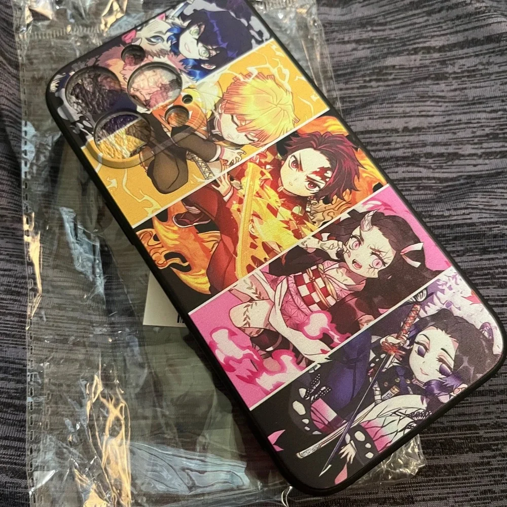 New Demon Slayer Anime Collage Phone Case iPhone 13 Pro | Tanjiro Nezuko Zenitsu